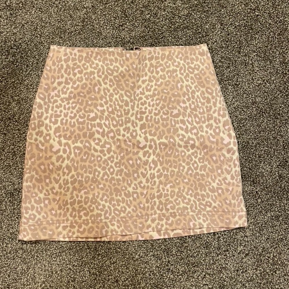 target pink cheetah print skirt